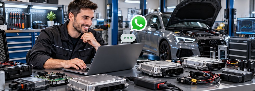 Module selection for your vehicle via WhatsApp